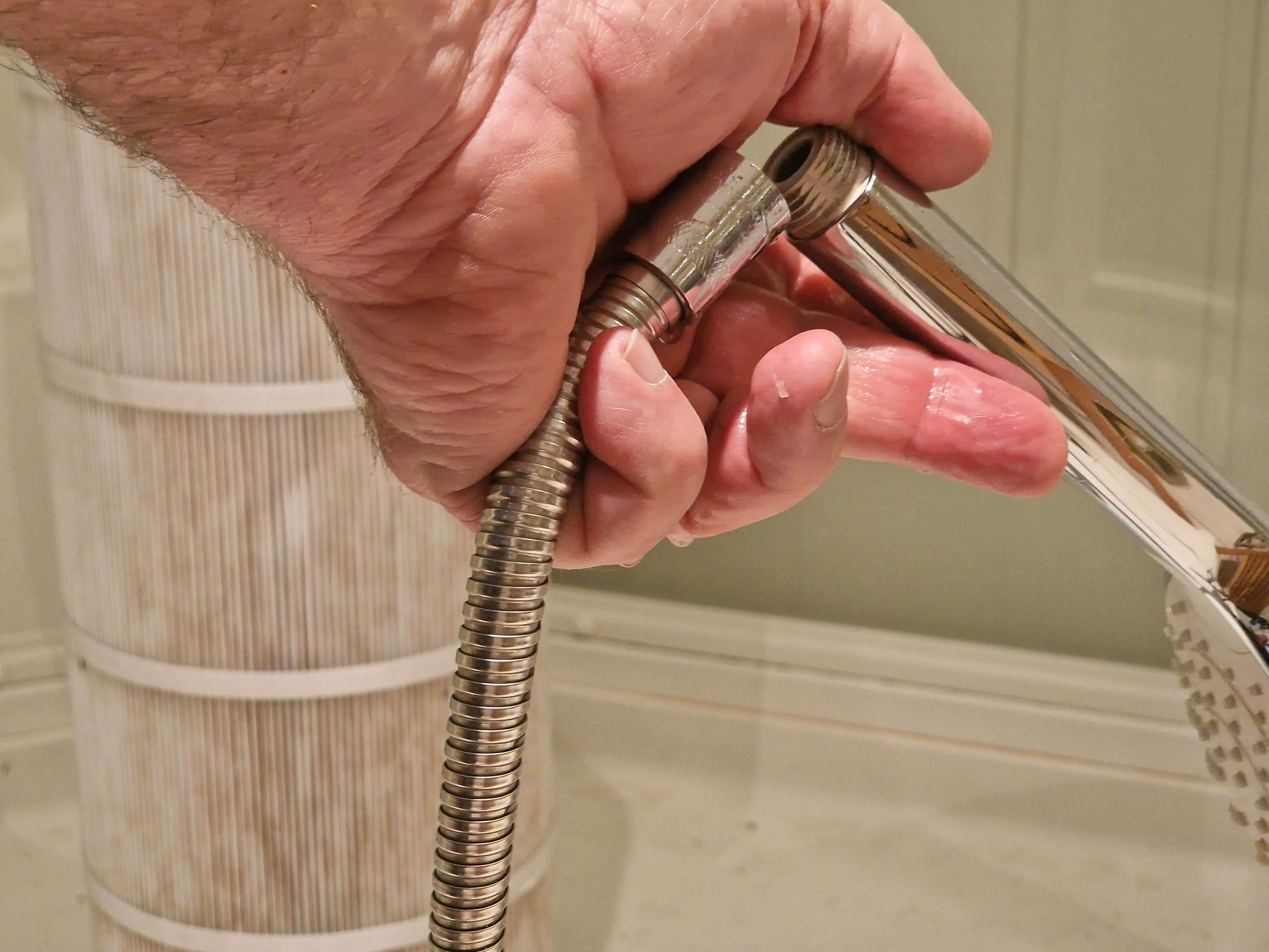 Remove the shower head